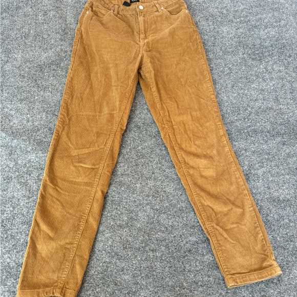 BDG Women's Corduroy Pants Mom High Rise Size 25 Khaki Tan Academia Preppy Urban - Picture 2 of 16